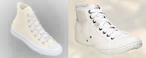 white converse look alike