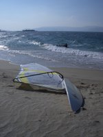 Praia de Aguieira, windsurf