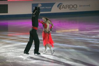 Galit Chait et Sergei Sakhnovski. Gala de cloture des championats d'Europe de patinage de Lyon. 22 Janvier 2006