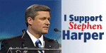 I support Stephen Harper