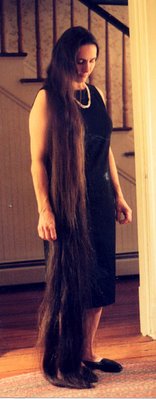 long hair woman