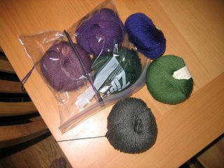 Balls of yarn for Rosemarkie