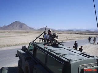 A Canadian RG-31 in Afghanistan