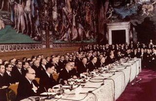 The original vision - men in suits at the signing of the Treaty of Rome - now they want the 'citizens' involved