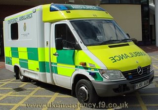 German ambulances for English authorities - what about the (English) workers?