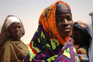 Some of the 200,000 refugees in Chad, the fate of whom depend on the outcome of the AU negotiations