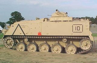 An FV432 - a 60s vehicle, to be up-armoured and upgraded