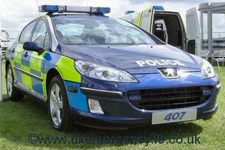 A Peugeot does nicely for Cambridgeshire police