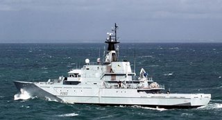 A River Class patrol vessel - ideal equipment for an EU Navy
