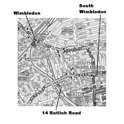 Roadmap of 14 Rutlish Road