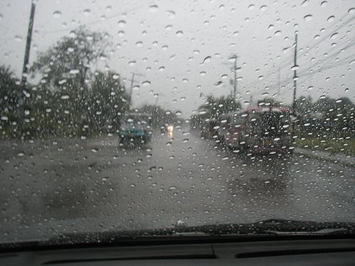 Driving in the middle of Storm