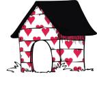 valentine dog house
