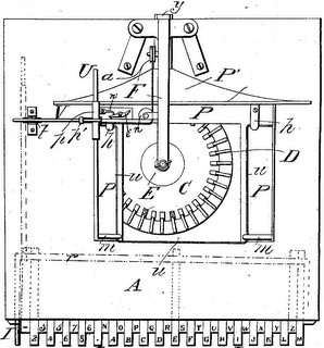 Sholes' first type-writing machine