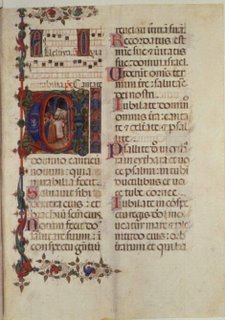 Manuscrito de canto gregoriano realizado en Venecia en el siglo XV