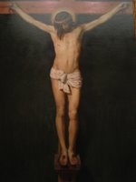 Jesus' crucifixion as portrayed by Diego Velázquez