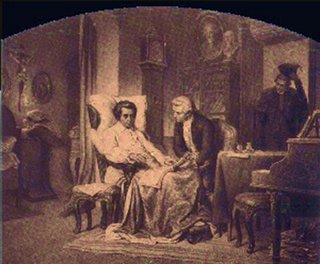Süssmayer at Mozart's deathbed