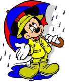 Mickey in the Rain