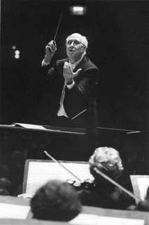 Mstislav Rostropovich 'conducting'