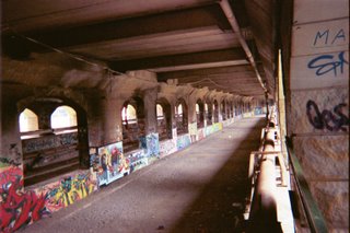 Same aqueduct, converted into a subway tunnel