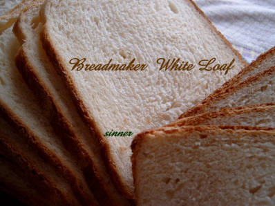 breadmaker soft white loaf