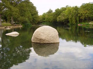 San Marcos River rock