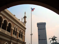 World's Tallest Flagpole. Malaysia Flag.