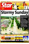 Source: The Star  Stormy Sunday - Sunday is a day for sleeping in but not yesterday. Instead, the rest day turned out to be one of anxiety for thousands of residents in Shah Alam who were rudely awakened at dawn by floodwaters gushing into their homes. 