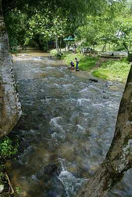 SCENIC VIEW: Sungai Angkat near the village is a popular picnic spot.