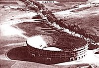 Plaza de toros de Tánger hacia 1950