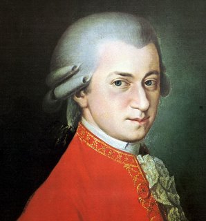 Retrato póstumo de Wolfgang Amadeus Mozart por Barbara Krafft (1819)