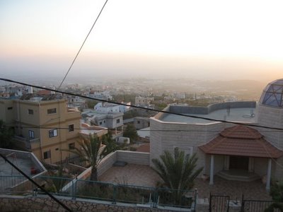 Yarca, looking out at Kfar Yasif and beyond