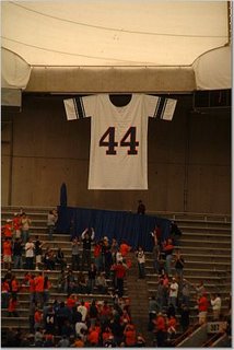 44 hangs in the rafters
