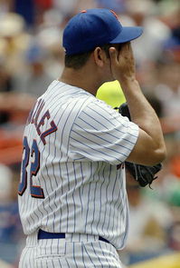 This is the only picture I had of him in a Mets uniform