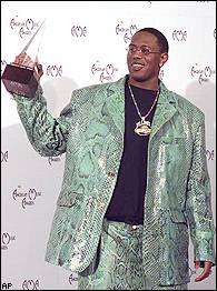 Master P in a fly suit, that's beautiful vhut is that, velvet?