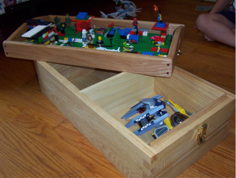 Kendalls Woodworking: Finished project: LEGO building tray +