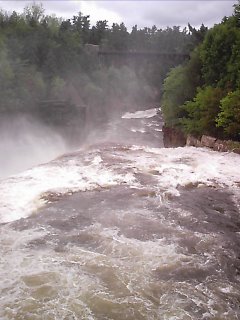 Ausable Chasm high flow