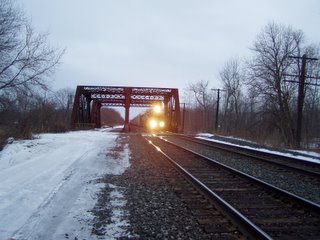 Looking East on the Mohawk Division Mainline at the West Canada Creek bridge