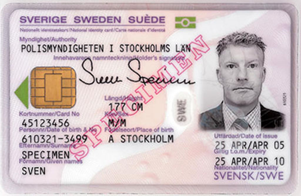 Jag Bor I Sverige The Swedish ID card