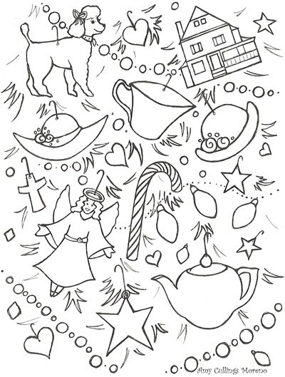 Cachibachis: New Christmas Coloring Page