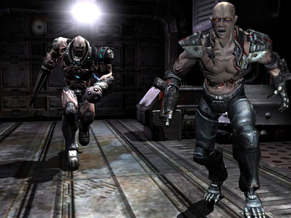 Screenshot: Quake 4 enemies