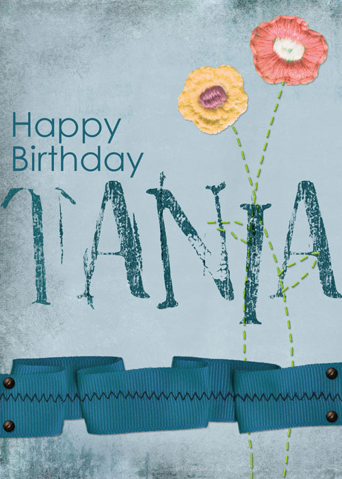 Happy birthday Tania! 