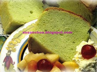 Nonya Kueh and Cake Recipes - Pandan Cake