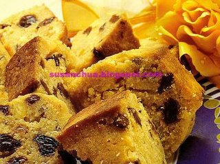 Nonya Kueh and Cake Recipes - Sultana Cake