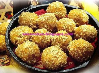 Nonya Kueh and Cake Recipes - Sweet Potato Balls