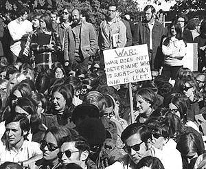 A protest in 1968