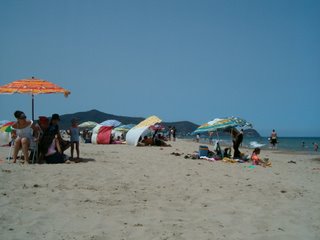 Stranden bortom Corniche, Martil i juli -06