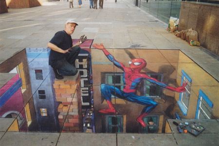 Sudden Disruption: Who is the Forced Perspective Artist? - Julian Beever
