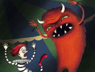 monster illustration by liz wong