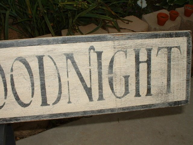 Ageing And Stencilling Wood Signs, Antique Primitive Wooden Signs