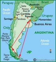 Mapa d'Argentina